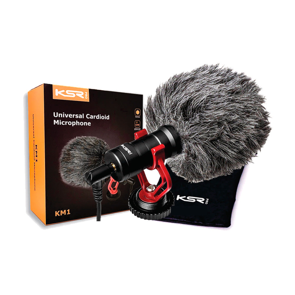 Microfone de Gravação de Vídeo Ksr Pro Km1